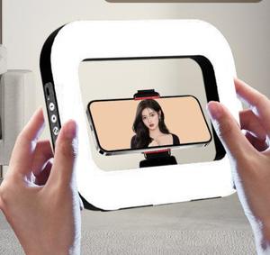 2025 nueva llegada Cámara relleno Smartphone videografía estudio portátil selfie anillo recargable Led luz Kit para videoconferencia - Product Image 4
