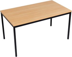 Escritorio de ordenador grande, mesa de conferencia de escritorio de oficina estable y hermosa, mesa universal para embalaje de pedidos por correo de oficina en casa - Product Image 1