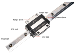 Wartung mit langer Genauigkeit Linear schienen fräsmaschine Teils chleif maschinen teil Linear block Linear führungen mit kunden spezifischer Länge - Product Image 4