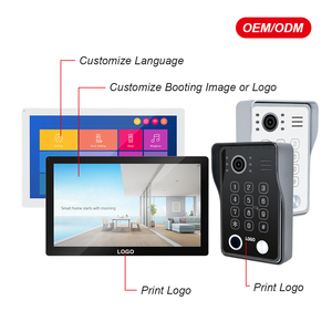 Sistema de intercomunicación WIFI Video Building con soporte de visión nocturna desbloqueo remoto intercomunicador bidireccional timbre de 10,1 pulgadas para apartamentos