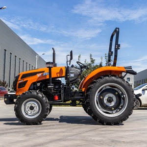 中国4WD 45hp 60hp 90hp轮式农用拖拉机，带拖拉机农业犁式拖拉机