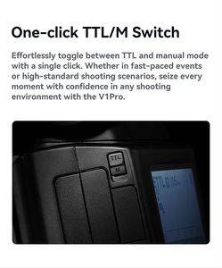 佳能尼康索尼富士奥林巴斯V1 Pro TTL锂离子相机闪光灯无线传输闪光灯 - Product Image 6