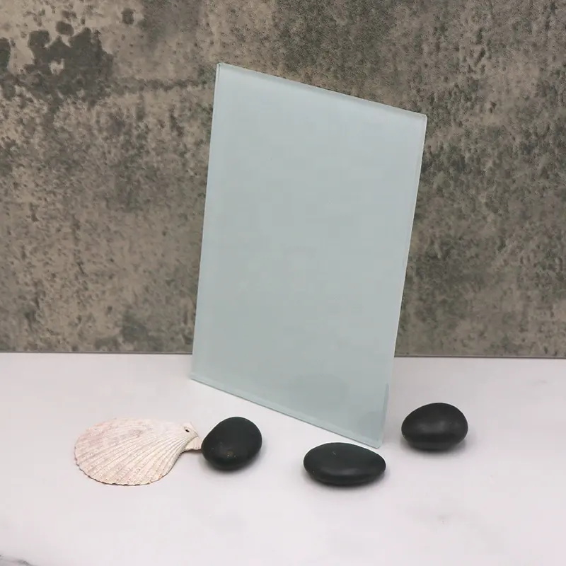 Vidrio templado para baño, vidrio reflectante personalizado, fabricación de vidrio pintado, blanco, 5mm, 4mm