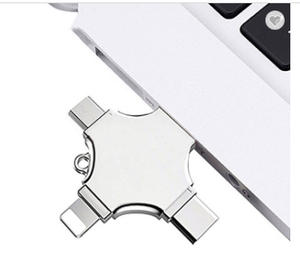 Fabrik preis Hochgeschwindigkeits-USB-Flash-Laufwerk 4 In 1 Typ C Memory Stick 3.0 Ios Micro Android Otg Pen Drive 64GB 32GB 16GB - Product Image 2