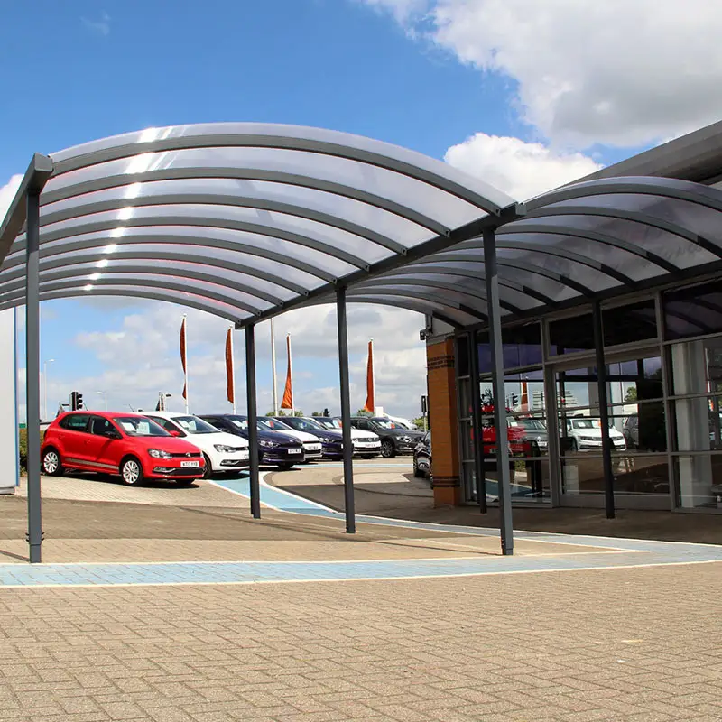 Outdoor Económico Fácil Waterproof Canopy Alumínio Carport para carro