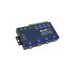 4 puertos RS232 RS485 RS422 a Ethernet TCP IP Converter Modbus RTU TCP Gateway Servidor de dispositivo serie ZLAN5443A