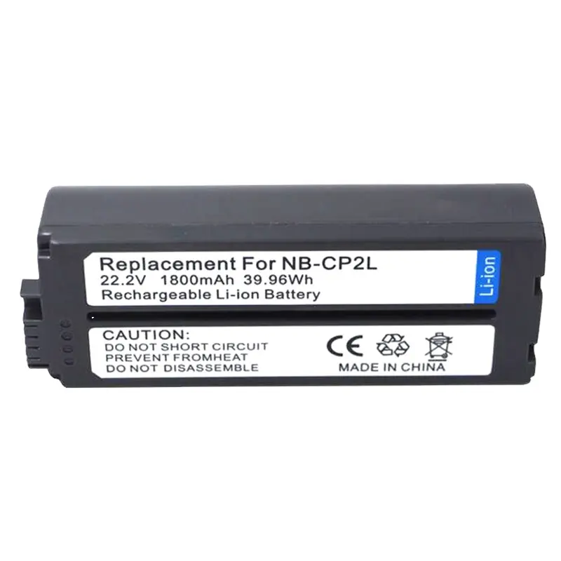 1800mAh NB-CP2L NB CP2L bateria para impressoras fotográficas Canon NB-CP1L CP2L SELPHY CP800 CP900 CP910 CP1200 CP100 CP1300