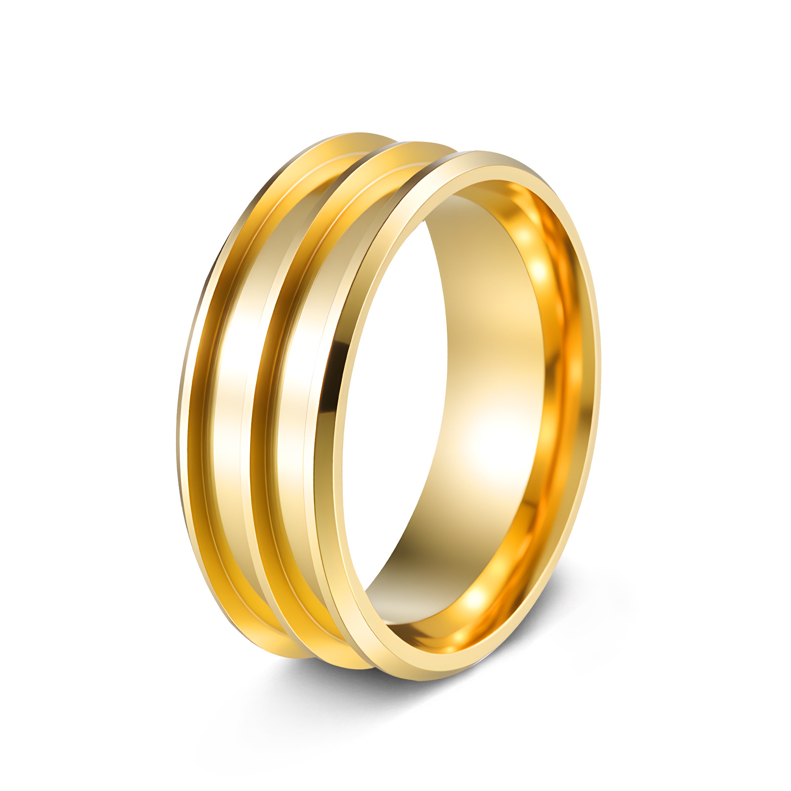 8MM gold double slot