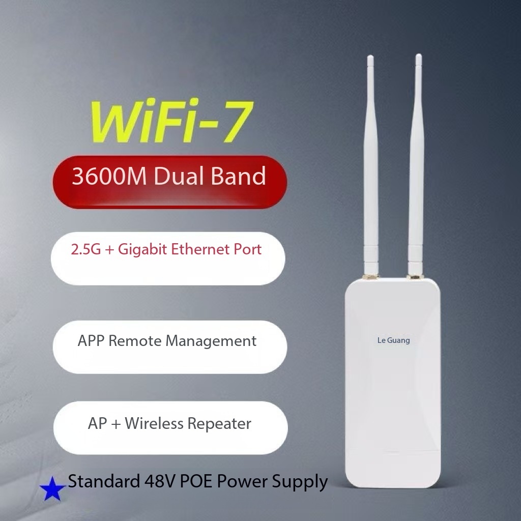 WiFi7 AX3600 Doble Banda (Modo AP + Repetidor Inalámbrico)