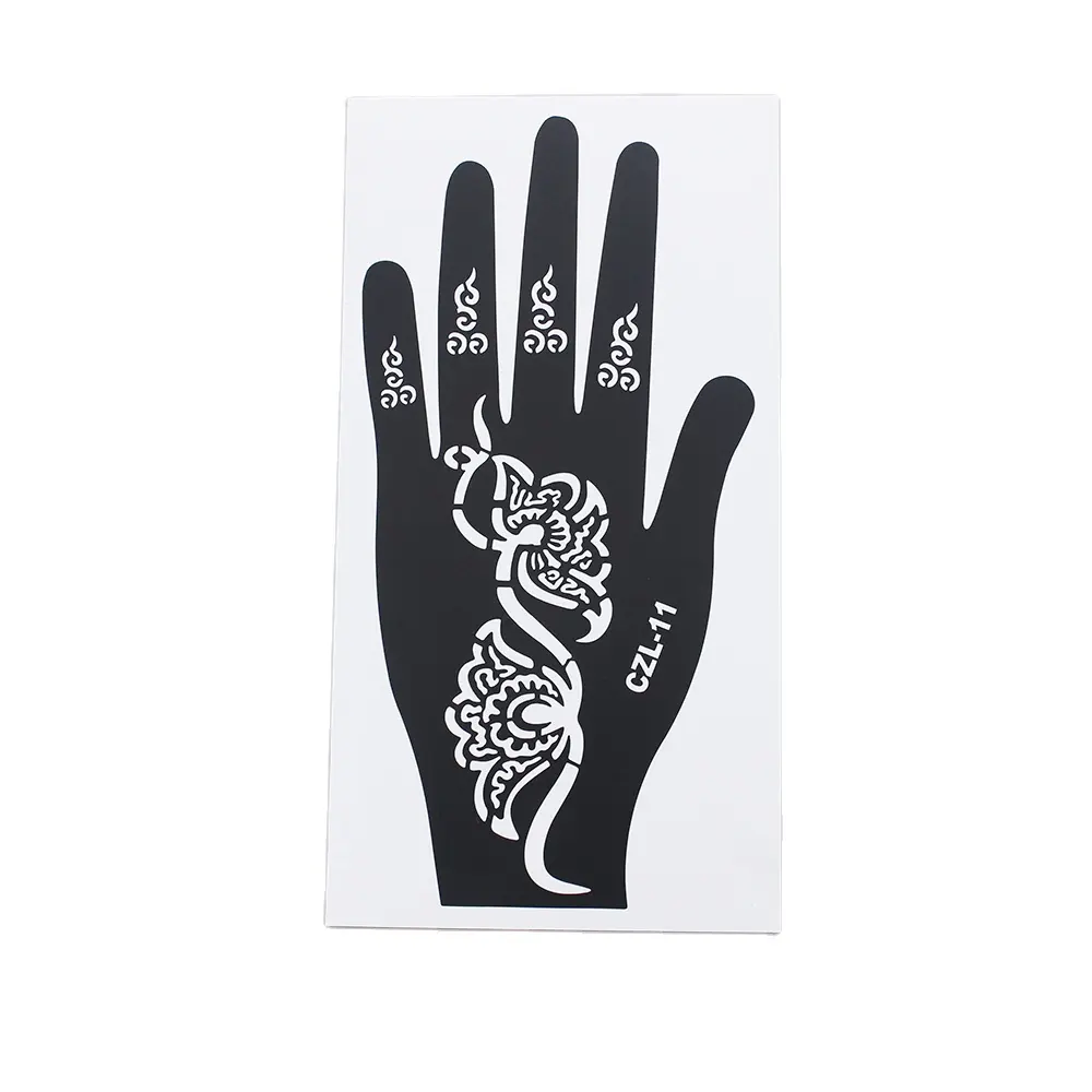 Body Art Paints Design für Frauen Männer Temporäre Henna Tattoo Schablone für Tattoo Juice Ink Übertragbare Tattoo Vorlage Aufkleber