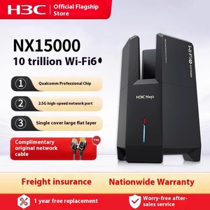 H3C/Xinhua 3 NX15000เครือข่าย2.5กรัมเครือข่ายพอร์ตคู่ความถี่ครอบคลุมเครือข่ายเต็มเครือข่ายตาข่ายสำหรับเราเตอร์ไร้สาย Wi-Fi6ความเร็วสูง - Product Image 4
