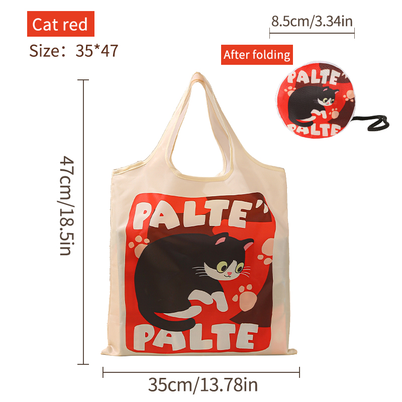 Chat rouge de dessin animé