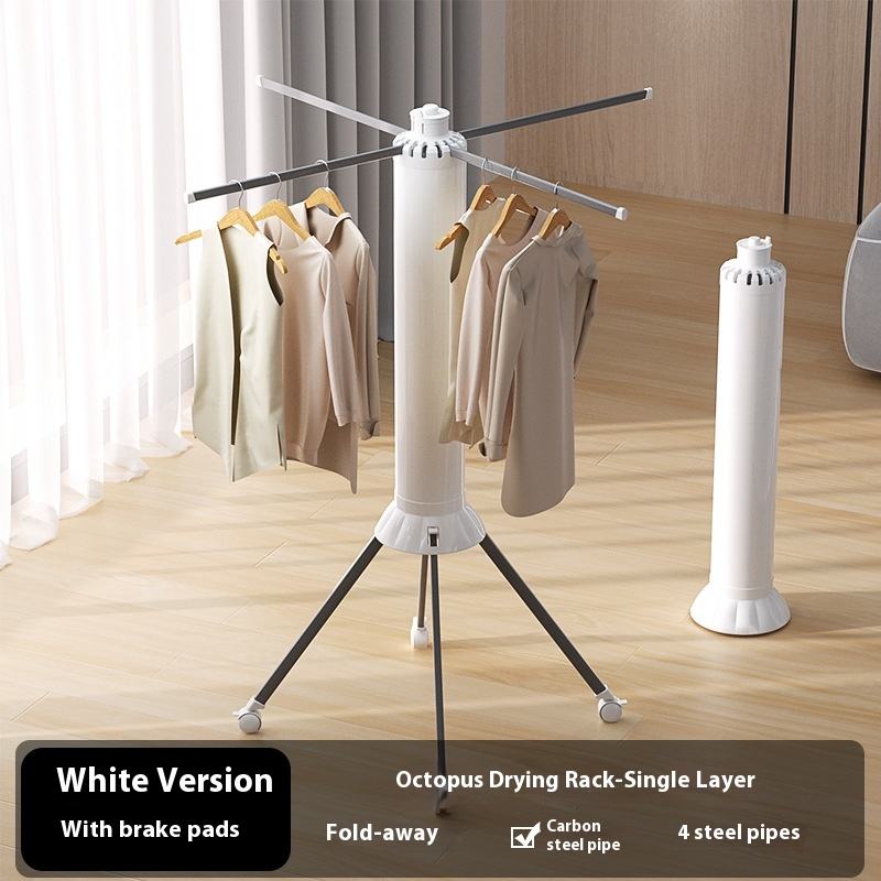 ใหม่ท่อเหล็ก4สีขาว + เคลื่อนย้ายได้