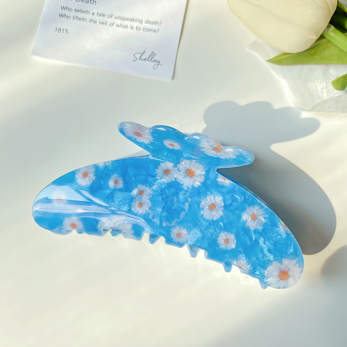 Marguerite bleu 11cm