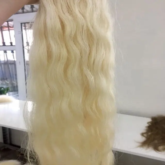 Incredibile Reale Russo Vergine Dei Capelli Biondi da Fornitori di Qualità Reale Dei Capelli Vergini Russo