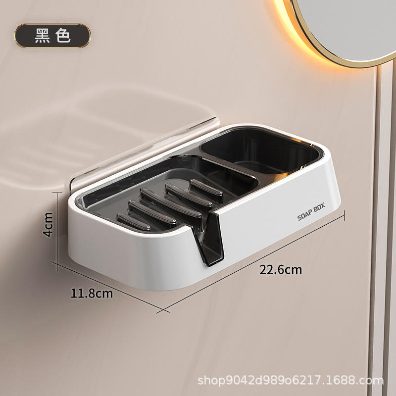 Mural - Porte-savon noir brillant