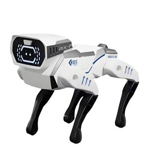 Giocattolo elettronico intelligente per cani Robot programmabile telecomando con discorso e gesto in plastica resistente