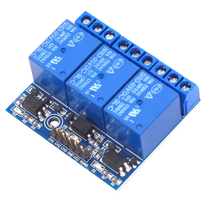 Módulo de relé de 3 canales de 12V 5V con aislamiento de optoacoplador Compatible con relé de alto voltaje de señales de 3,3 V 5V - Product Image 1