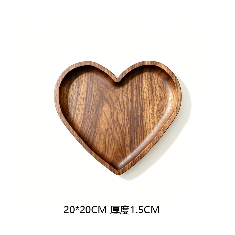 Plato en forma de corazón 20*20cm - 15mm de espesor