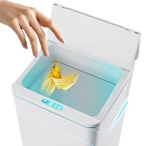 9L büyük akıllı çöp tenekesi otomatik indüksiyon kapak mutfak banyo çöp akıllı çöp için çöp kutusu su geçirmez çöp kutusu - Product Image 5