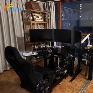 モーションSimアクチュエータシステム4軸VRレーシングコックピットSCドライビングゲームマシン学校および空港用4軸レーシングシミュレーター - Product Image 4
