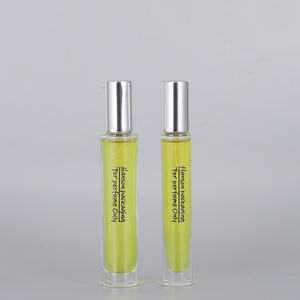 Botol kaca sampel parfum bulat bening portabel, botol kabut halus wangi dengan aluminium kosong 10ml - Product Image 3