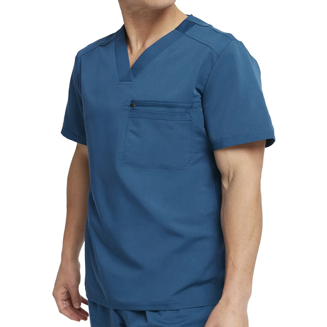 Camiseta con Logo impreso para hombre, bata de laboratorio, uniformes médicos, Hospital, enfermería