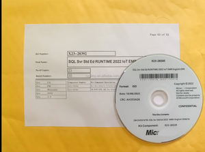Sql Server Volles Paket Lebenslange Garantie Online-Aktivierung Sql Server Standard DVD Schneller Versand - Product Image 3