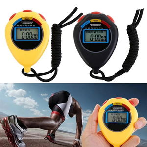 Cronometro digitale LCD orologio sportivo con cronometro multifunzione con cronometro multifunzione orologio palmare impermeabile cronografo - Product Image 4