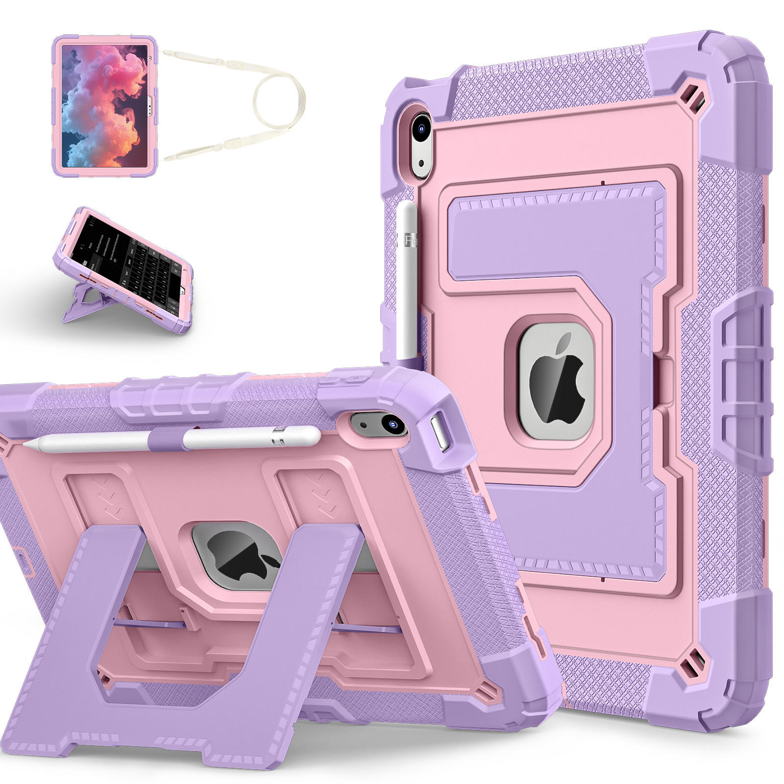 ดอกบัวสีม่วงกุหลาบทอง