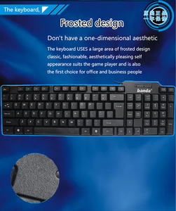 Universelle wasserdichte Büro traditionelle Computer tastatur Notebook Desktop Business tragbare USB-Tastatur - Product Image 5