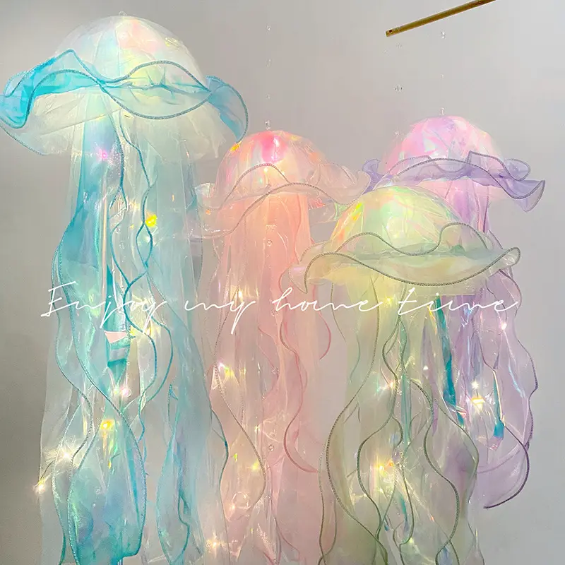 Linternas luminosas LED de mano medusas luz nocturna juguetes al por mayor para niños