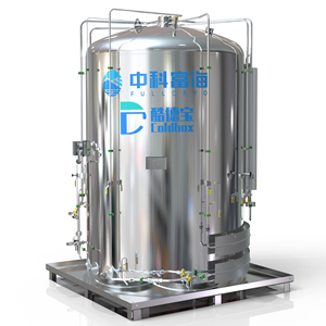 Fullcryo 3m3 đông lạnh bể chứa laser cắt chất lỏng <span class=keywords><strong>N2</strong></span> bể chứa với Vaporizer - Product Image 1