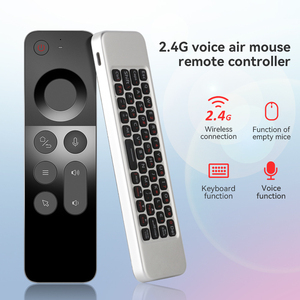 W3 2.4G Wireless Voice Air Mouse Remote <strong>Controller</strong> Mini <strong>Keyboard</strong> for Android TV BOX Windows Mac OS Linux Gyroscope Remote - Product Image 6