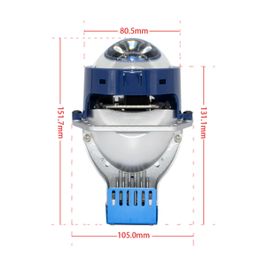 Gview G17F โปรเจคเตอร์เลเซอร์ LED แบบ Bi-LED 12V แบบสองสีแบบใหม่สองสี gview ODM LED โปรเจคเตอร์ LED LED สองชิ้น - Product Image 2