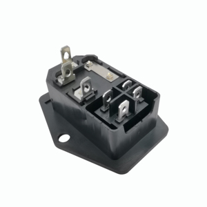 JEC JR-101-1FR-03 10A250VAC C14 Seguro Conector De Saída De Entrada Tomada Com Interruptor E Fusíveis Titular