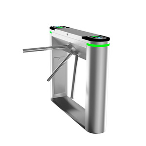 Cancello della barriera del cancello girevole del treppiede di controllo di accesso di altezza della vita semiautomatica ad alta sicurezza di 3 bracci per lo stadio - Product Image 5