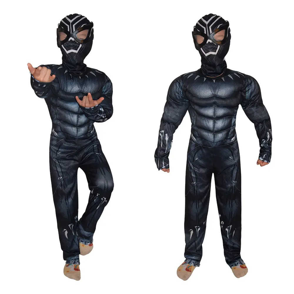 Halloween Kinder Bürgerkrieg Superhelden Kostüm New Black Panther Cosplay Brave Cheetah Warrior Kostüm