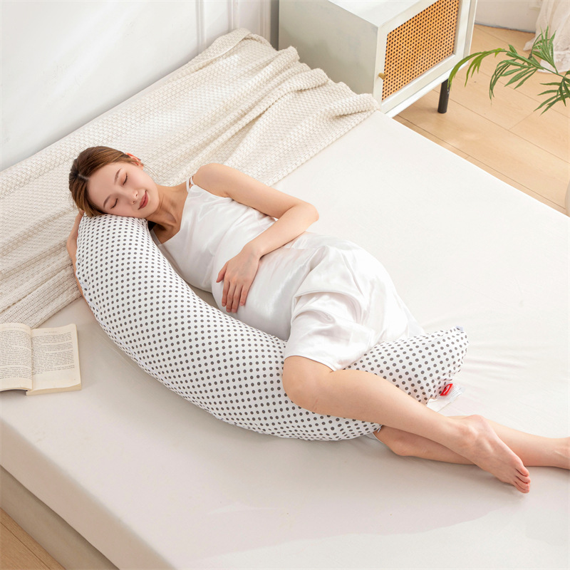 Pur coton - pois gris - 110*30*12