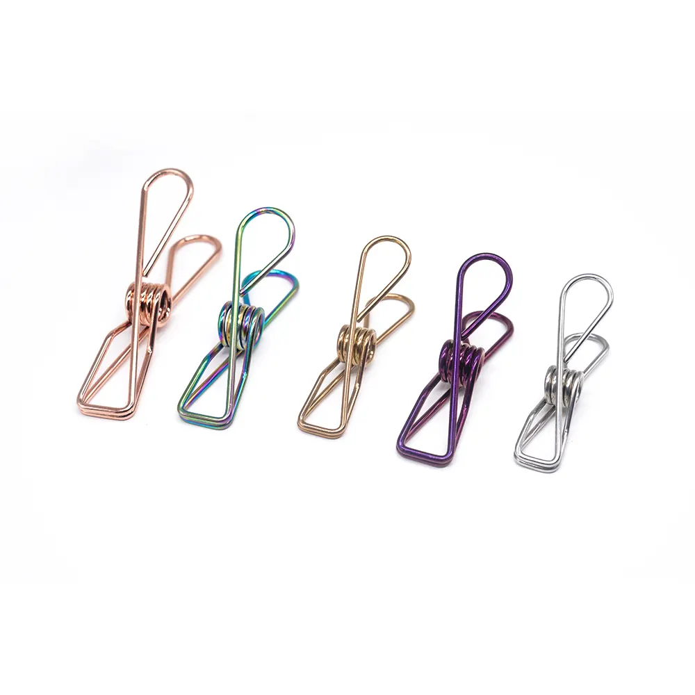 Manufacturers Hot Selling Clothes Rack Clip Multifunctional Drying Wire Clip High Quality Stainless Steel Wire Clip