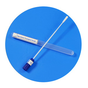 Vajina hızlı testi için oral burun ağız floke edilmiş swab ile tek kullanımlık taşıma numune toplama çubukla orta en çok satan - Product Image 5