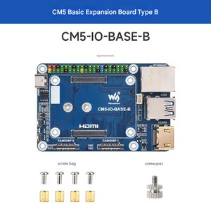 Raspberry Pi CM5 modulo computing core board scheda di espansione scheda base tipo B Gigabit porta di rete RJ45/M.2 interfaccia