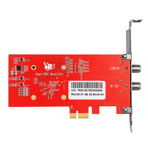 TBS6004 DVB-S/T, ISDB, IP per 4 QAM DVB-C modulatore PCIe card con il software di generazione (ETSI EN 300 429/ITU-T J.83A /C)