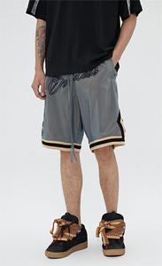 2025新设计彩色骨板运动短裤夏季宽松拉绳Capris - Product Image 6