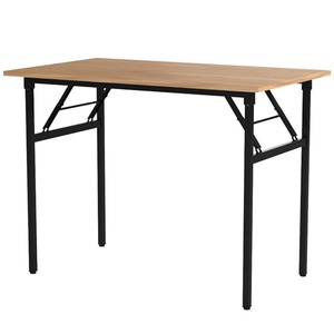 Design moderno pieghevole marrone scrivania del Computer risparmio di spazio multifunzione tavolo pieghevole per studio camera da letto sala da pranzo ufficio cucina - Product Image 2
