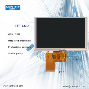 Pantalla LCD TFT de 5 pulgadas con pantalla táctil de resistencia RTP, puede admitir personalización. - Product Image 6