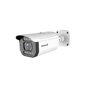 JideTech 12MP Fix Lens 4pcs IR <strong>LED</strong> Plus 4pcs Warm Light <strong>LED</strong> Black <strong>Bullet</strong> POE <strong>Camera</strong> Supports Intelligent Analysis Function - Product Image 1