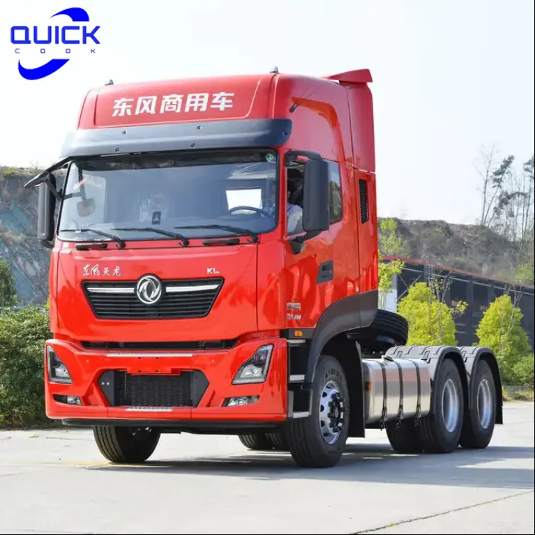 Segunda mano o nuevo Dongfeng 460hp 6x4 10 ruedas Tractor camión remolque cabeza de camión en ventas