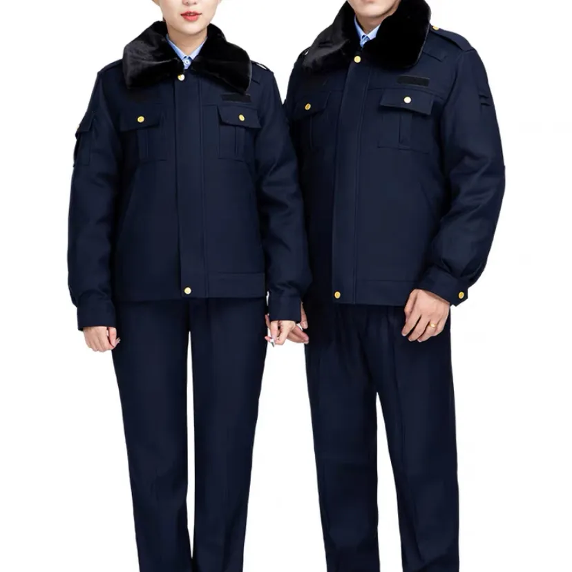 Kaus keamanan penjualan terlaris U0194 seragam penjaga seragam keamanan ripstop seragam penjaga bernapas biru laut