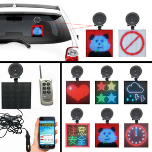 <span class=keywords><strong>LED</strong></span> P4 Voll farbiger Auto-Heckscheiben-Ausdrucks bildschirm Fabrik Auto-Ausdrucks licht <span class=keywords><strong>LED</strong></span>-Auto-Bildschirm Bluetooth-Fernbedienung modell
